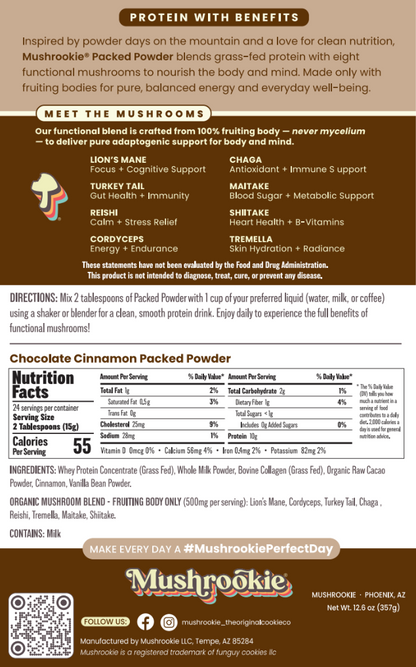 PACKED POWDER: Chocolate Cinnamon